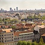 Prague vue du Château de Prague. תצפית על פראג מהמצודה 